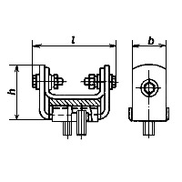 Рис.1. Схематическое изображение шинодержателя ШП-1