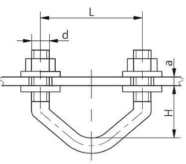Рис.1.2 Схематическое изображение узлов крепления КГП-21-3